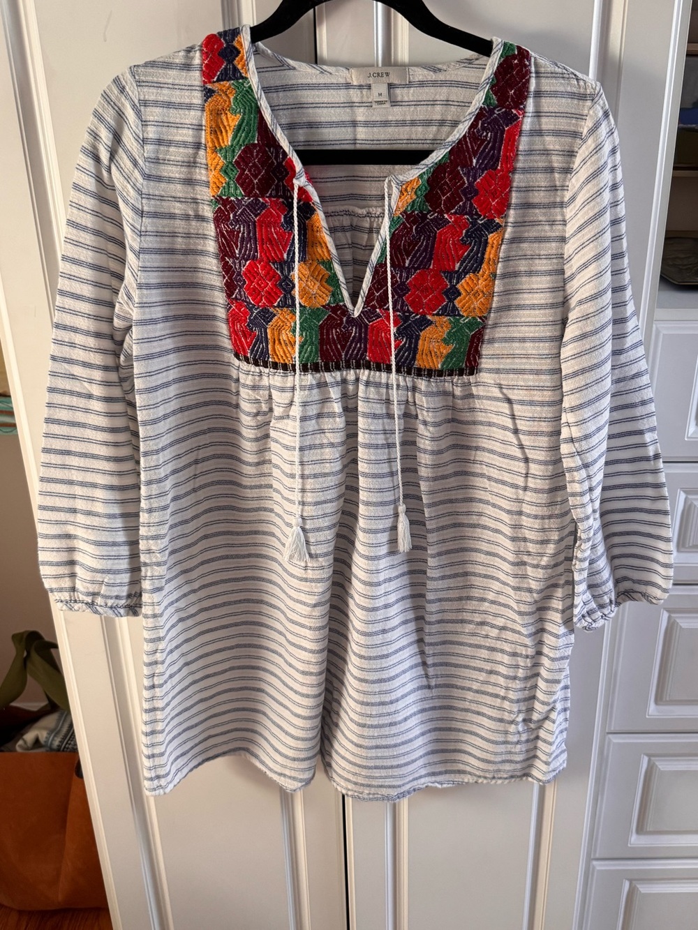 J.Crew size medium beach cover-up good used condition